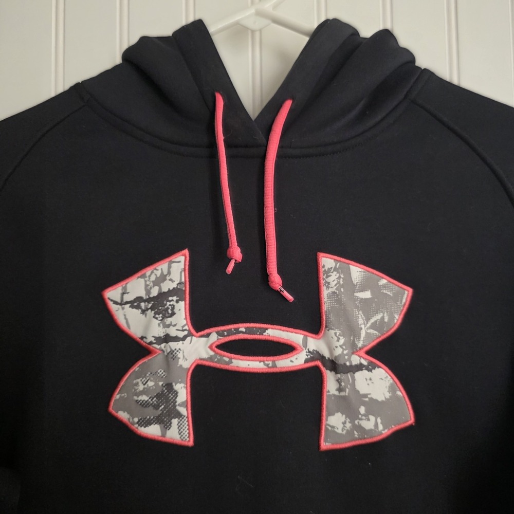 Under Armour Black Hooded Sweatshirt Small - Picture 4 of 9